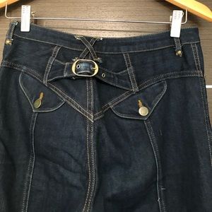 Judi Rosen dark indigo wash skinny jeans